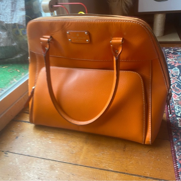 kate spade Handbags - Kate Spade Vibrant Orange Tote Bag